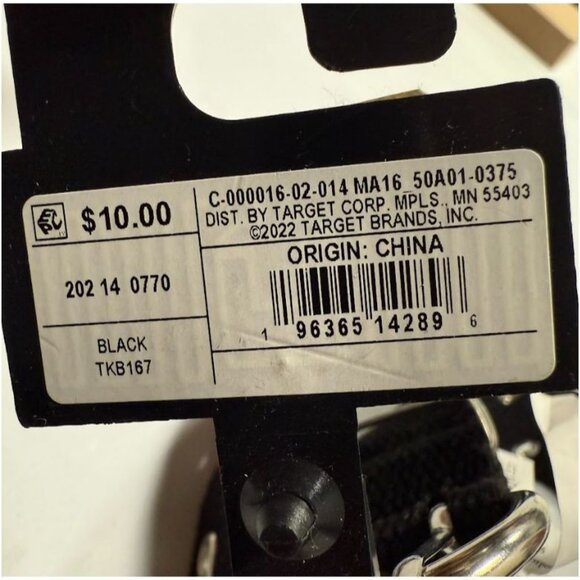 Art Class Girls' Grommet Belt Black Small - Picture 4 of 4